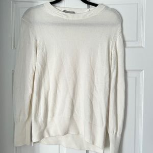 Everlane White Crewneck Sweater